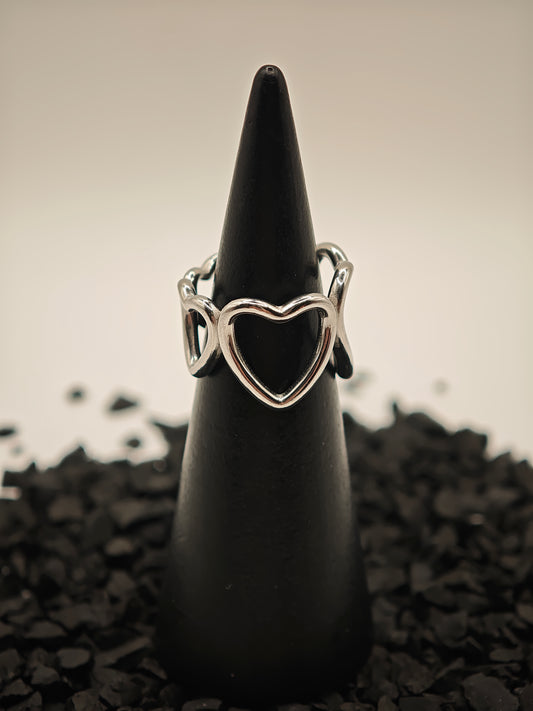 Bague cœurs