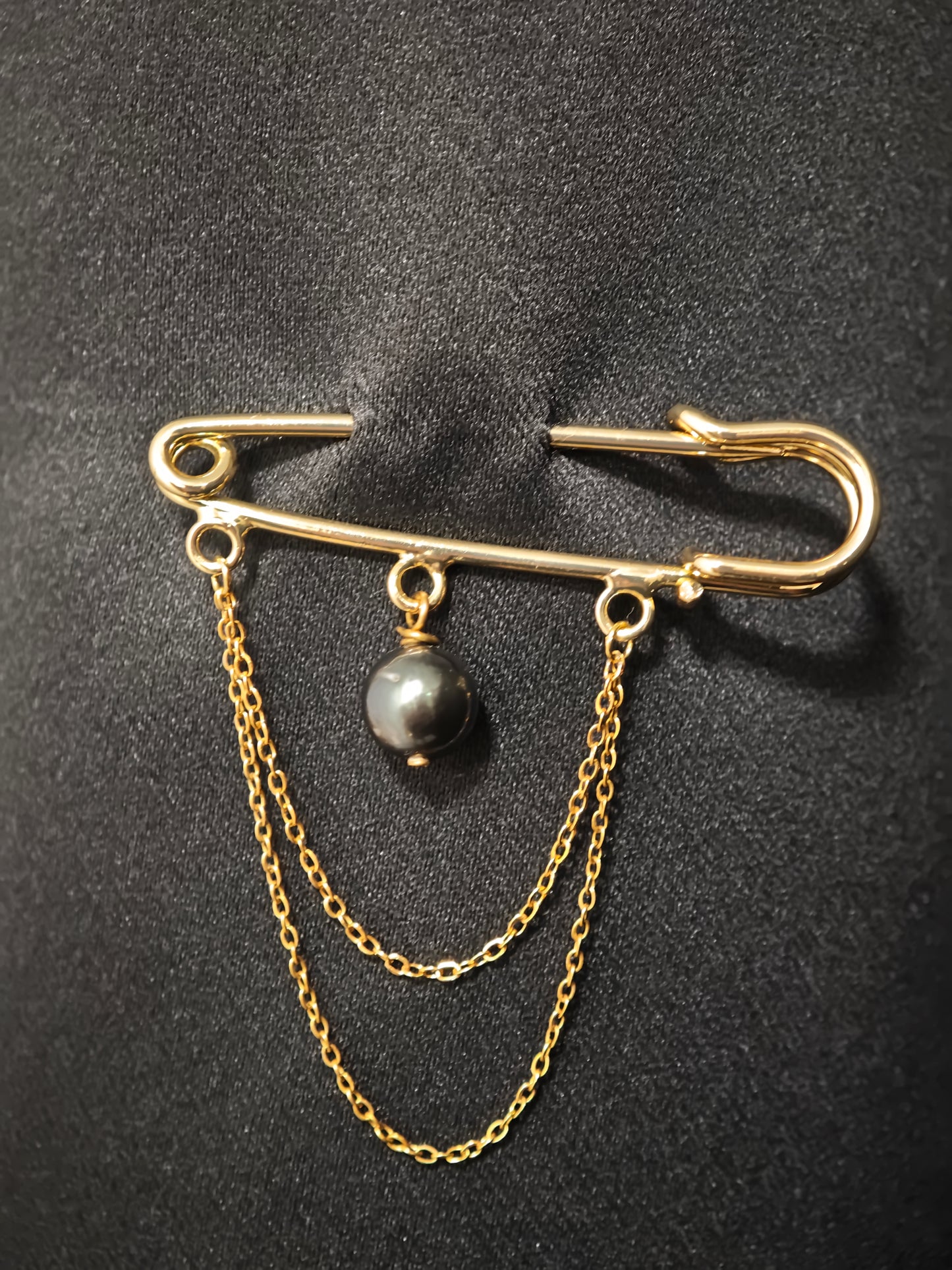 Broche perle de Tahiti